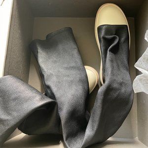 Sz35.5- Rick Owens Mainline Leather stocking over-knee ramones